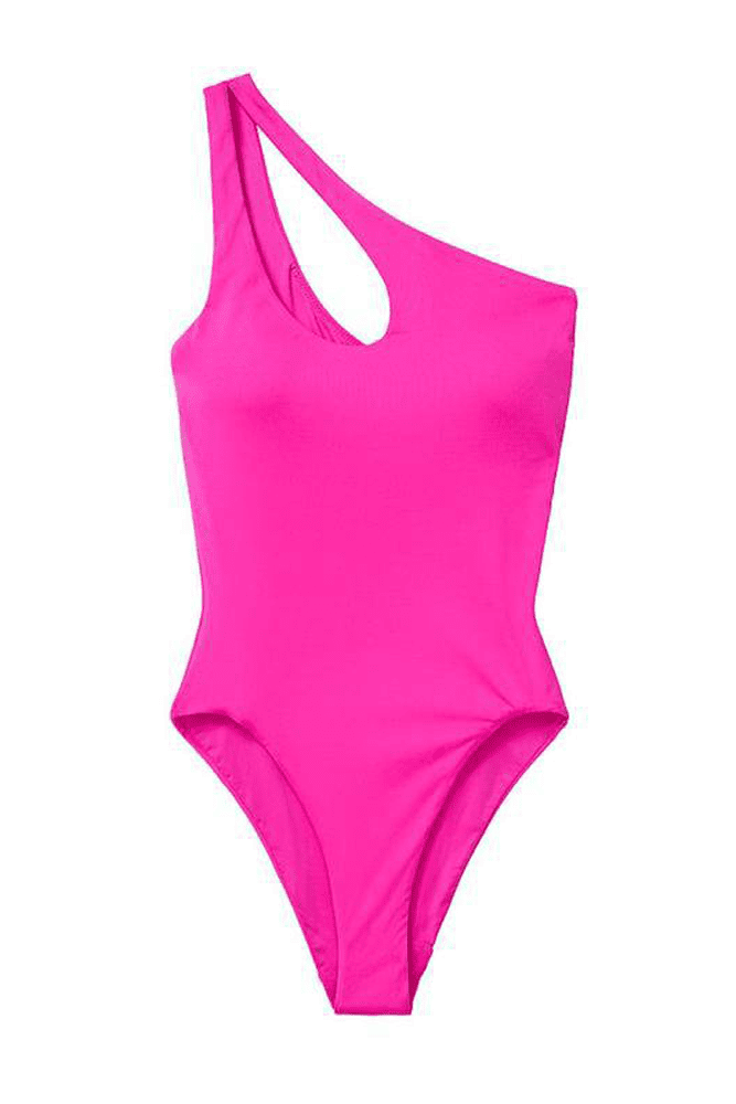КУПАЛЬНИК СУЦІЛЬНИЙ НА ОДНЕ ПЛЕЧЕ PINK Victoria`s Secret