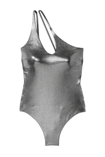 КУПАЛЬНИК СУЦІЛЬНИЙ НА ОДНЕ ПЛЕЧЕ SILVER Victoria`s Secret