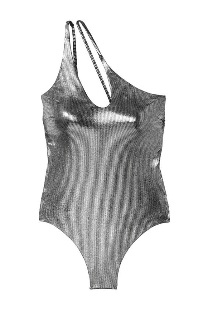 КУПАЛЬНИК СУЦІЛЬНИЙ НА ОДНЕ ПЛЕЧЕ SILVER Victoria`s Secret