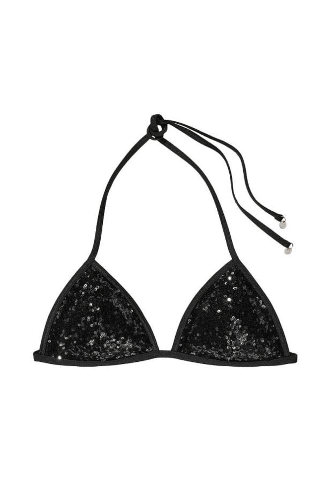КУПАЛЬНИК ТРИКУТНИКИ BLACK SEQUING Victoria`s Secret