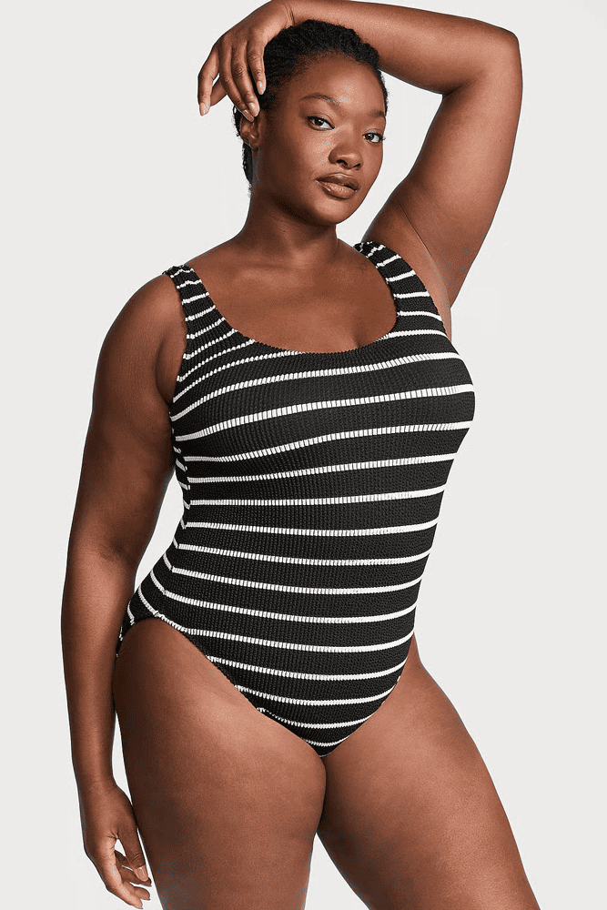 КУПАЛЬНИК СУЦІЛЬНИЙ BLACK/WHITE WAVE Victoria`s Secret