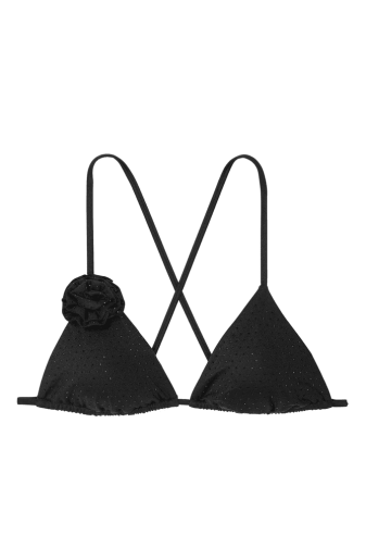 КУПАЛЬНИК ЗІ СТРАЗАМИ ТРИКУТНИКИ BLACK ROSE EMBL Victoria`s Secret
