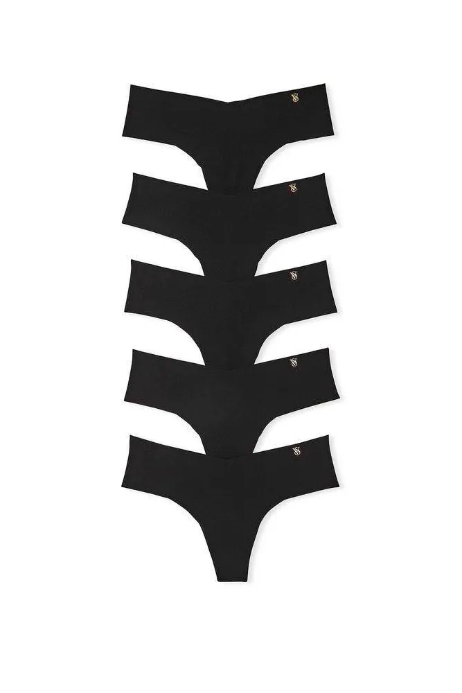 ПОДАРУНКОВИЙ НАБІР 5-PACK BLACK THONG Victoria`s Secret