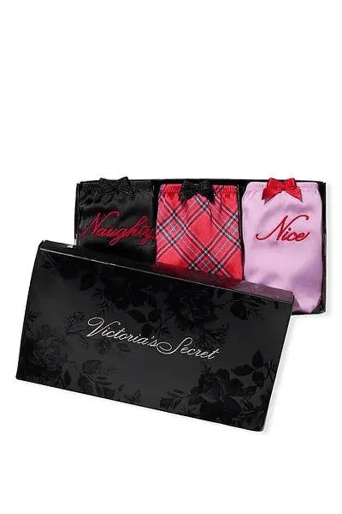 ПОДАРУНКОВИЙ НАБІР TRIO PANTIES Victoria`s Secret