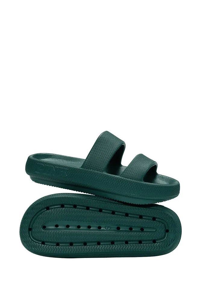 ТАПОЧКИ PINK EMERALD SLIDE Victoria`s Secret