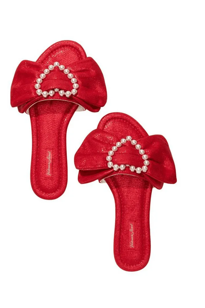 ТАПОЧКИ SATIN RED HEART Victoria`s Secret