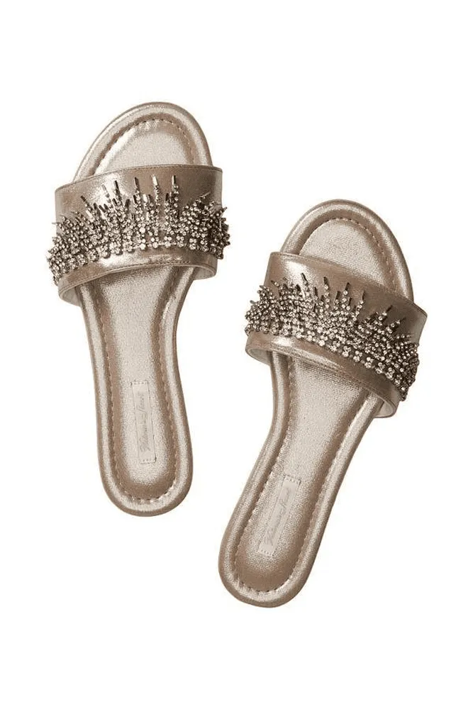 ТАПОЧКИ SHINE GOLD EMBL Victoria`s Secret