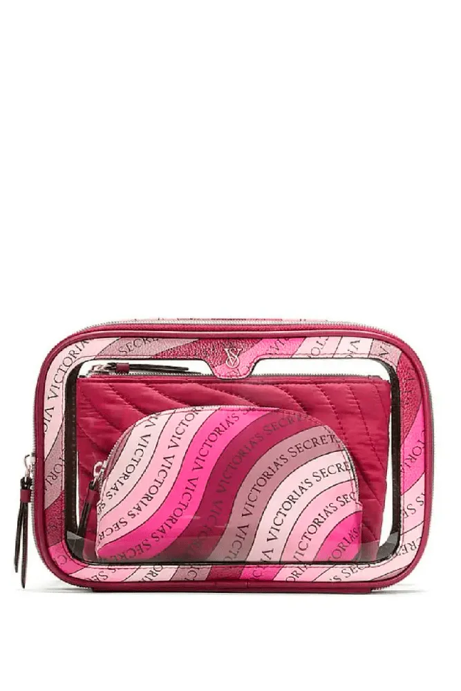 КОСМЕТИЧКА 3 IN 1 BURGUNDY LOGO Victoria`s Secret