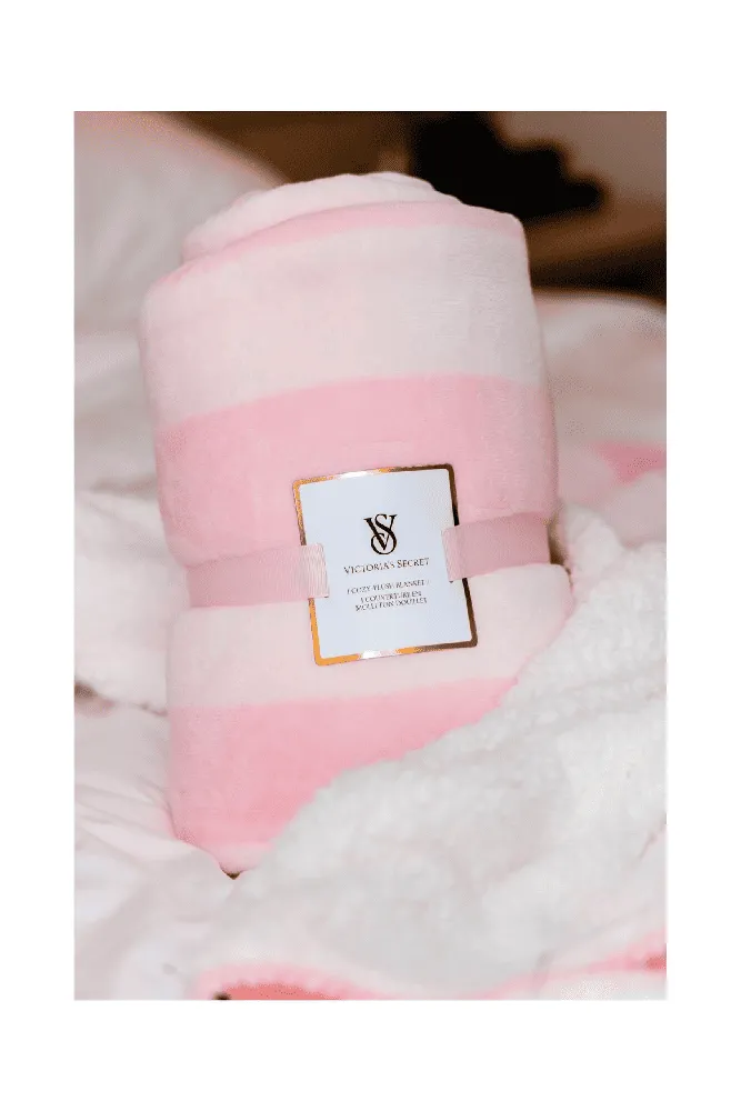 ПЛЕД PINK STRIPE Victoria`s Secret