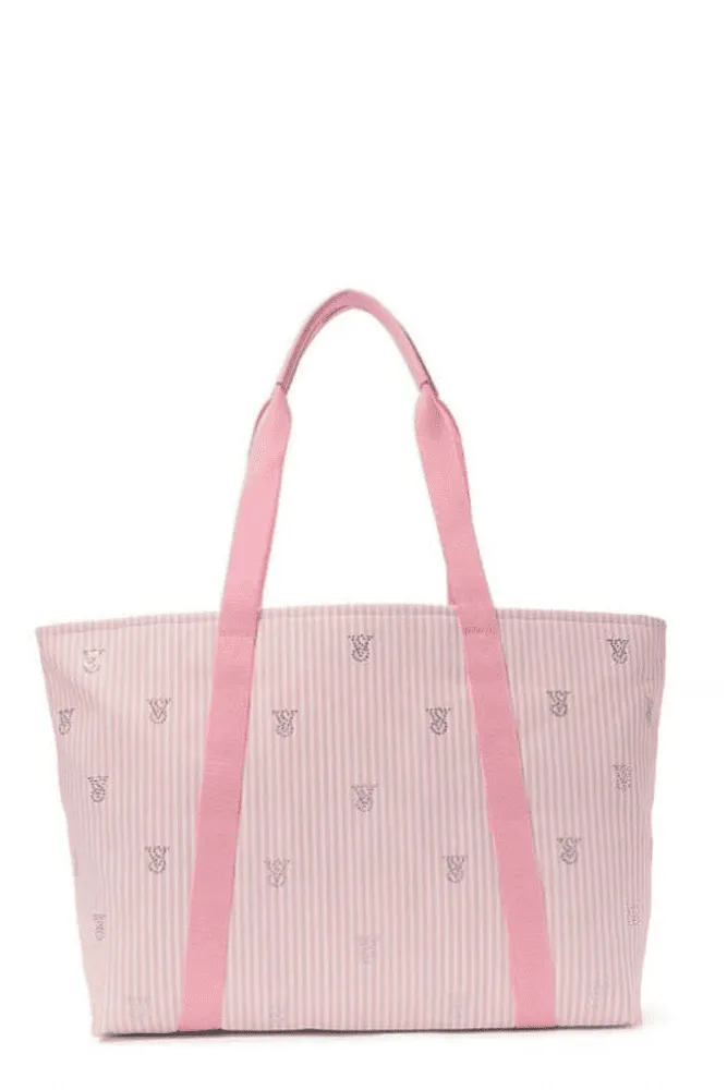 СУМКА PINK STRIPE VS EMBL Victoria`s Secret