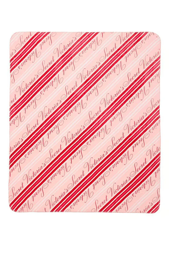 ПЛЕД PINK RED VS LOGO Victoria`s Secret