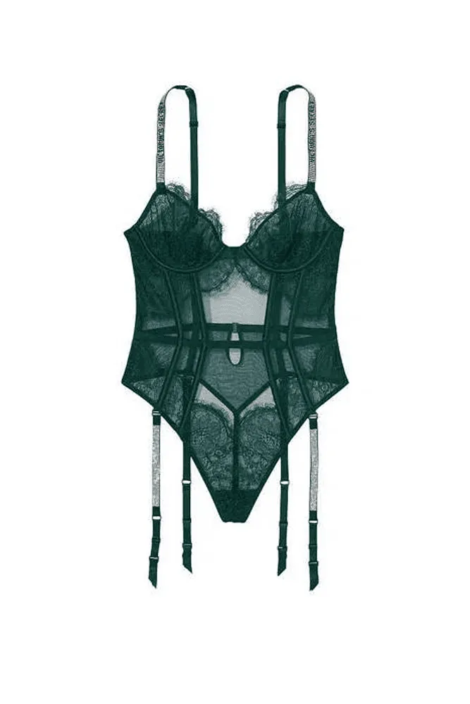 БОДІ ЗІ СТРАЗАМИ EMERALD Victoria`s Secret