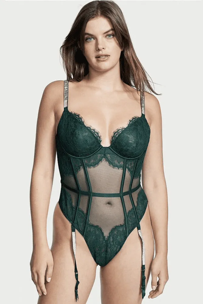 БОДІ ЗІ СТРАЗАМИ EMERALD Victoria`s Secret