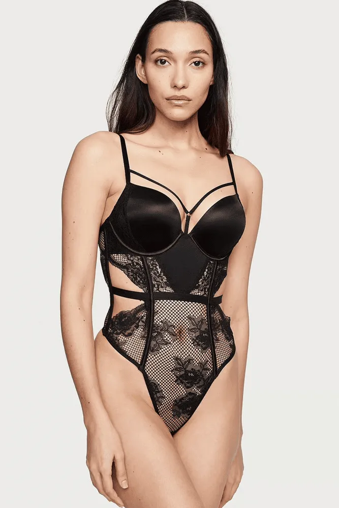 БОДІ ПОДВІЙНИЙ ПУШ-АП BLACK Victoria`s Secret