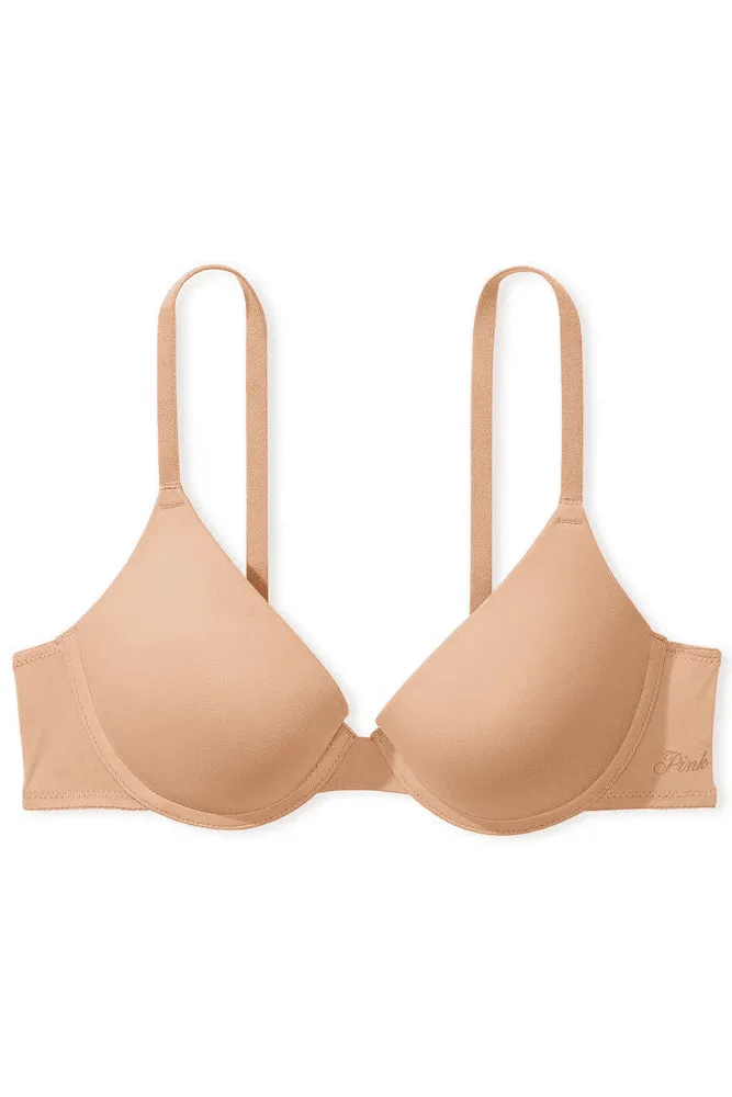 БЮСТГАЛЬТЕР PINK БЕЗ ПУШ-АП NUDE Victoria`s Secret