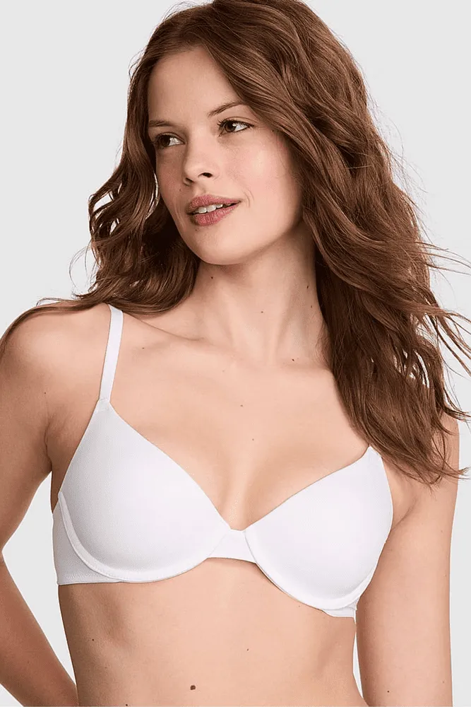 БЮСТГАЛЬТЕР PINK БЕЗ ПУШ-АП WHITE Victoria`s Secret