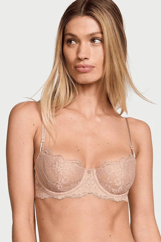 БЮСТГАЛЬТЕР БЕЗ ПУШ-АП BEIGE ANGELS Victoria`s Secret