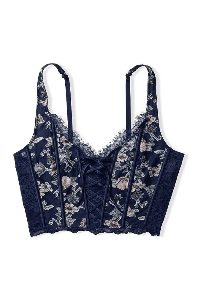 КОРСЕТ NAVY FLOWERS Victoria`s Secret