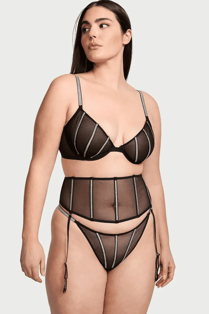 Пояс ЗІ СТРАЗАМИ BLACK LINES Victoria`s Secret