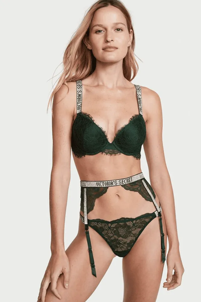 Пояс МЕРЕЖИВО ТА СТРАЗИ EMERALD Victoria`s Secret