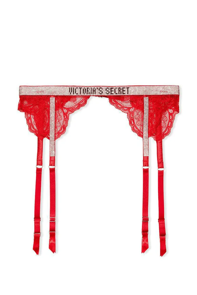Пояс МЕРЕЖИВО ТА СТРАЗИ RED Victoria`s Secret