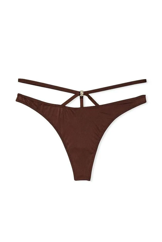 Трусики ICON BROWN STRAPPY Victoria`s Secret