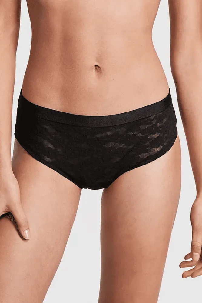 Трусики PINK БРАЗИЛІАНИ BLACK LACE Victoria`s Secret