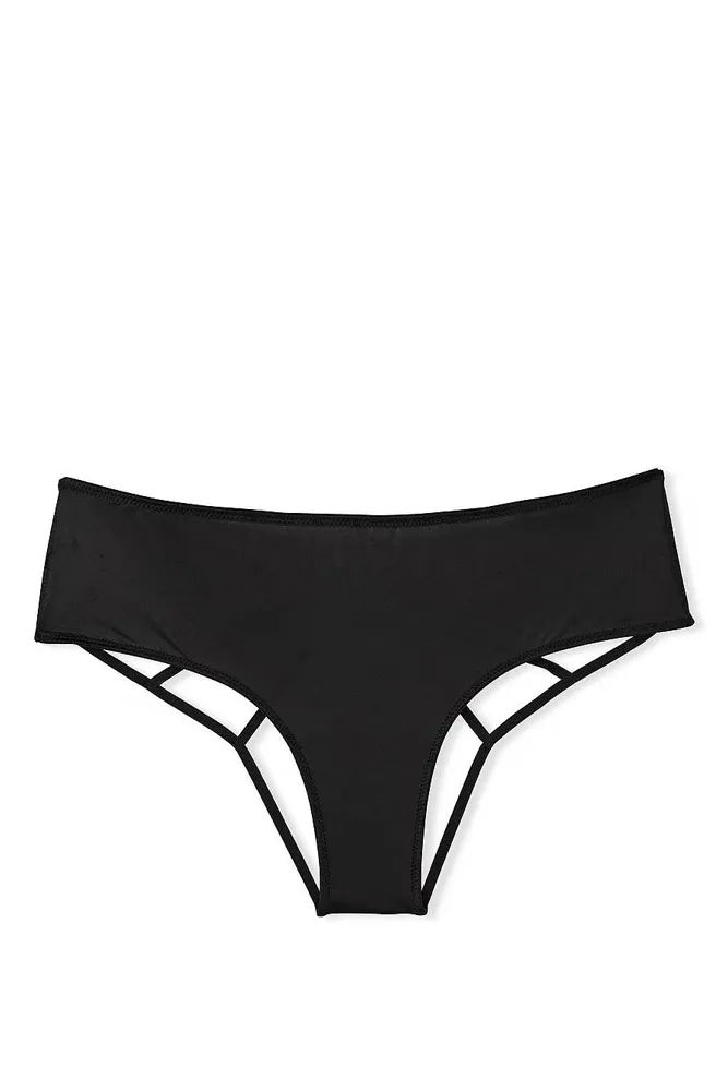 Трусики БАНДАЖНІ БРАЗИЛІАНИ BLACK HEART Victoria`s Secret