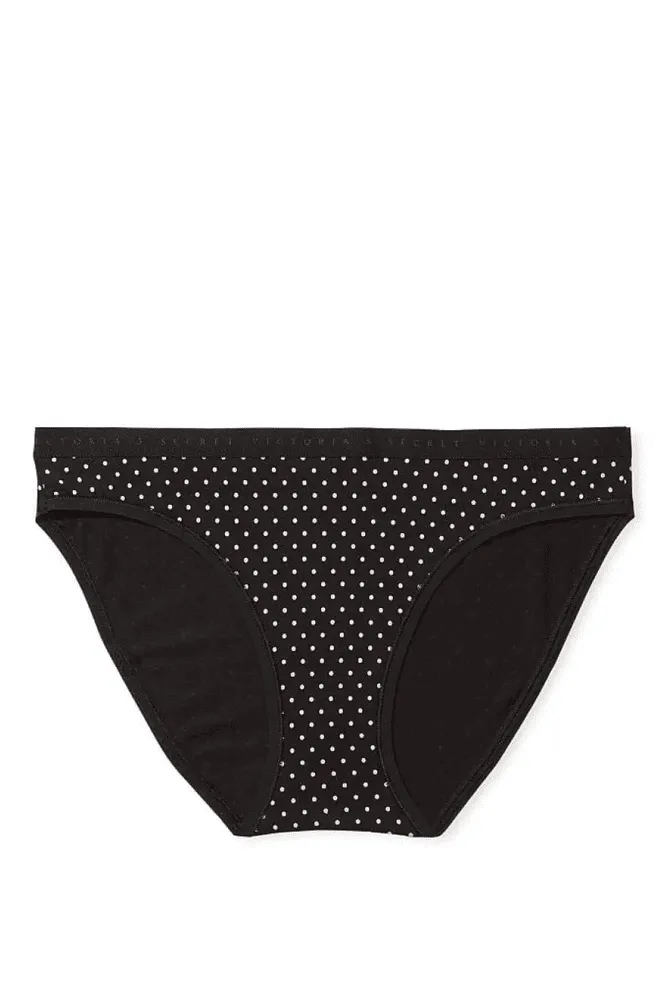 Трусики БАВОВНЯНІ БІКІНІ BLACK DOT Victoria`s Secret