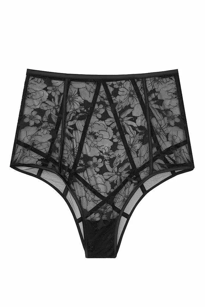 Трусики ВИСОКА ПОСАДКА BLACK EMBR Victoria`s Secret