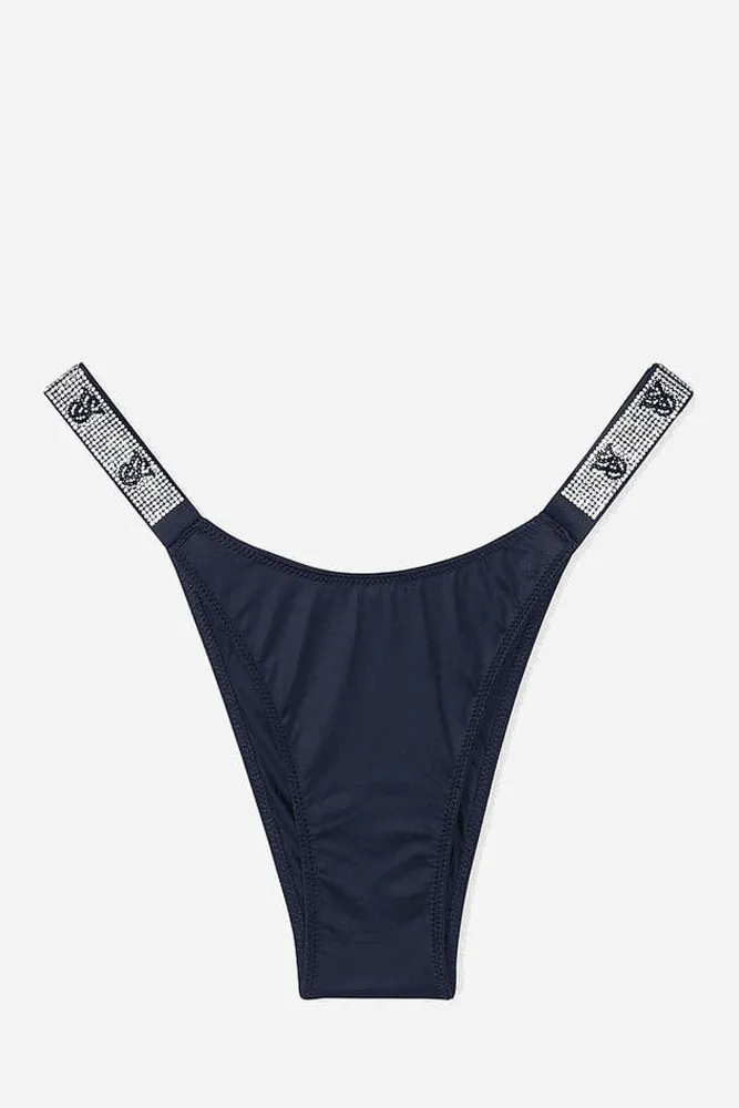 Трусики ЗІ СТРАЗАМИ БРАЗИЛІАНИ NAVY VS Victoria`s Secret