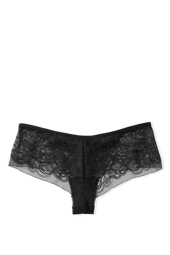 Трусики МЕРЕЖИВНІ ЛЮКС БРАЗИЛІАНИ BLACK Victoria`s Secret