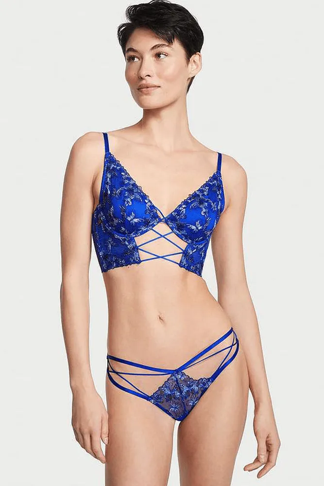 Трусики МЕРЕЖИВНІ ЛЮКС БРАЗИЛІАНИ BUTTERFLY Victoria`s Secret