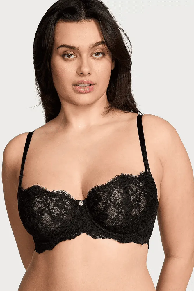 БЮСТГАЛЬТЕР БЕЗ ПУШ-АП BLACK ANGELS Victoria`s Secret