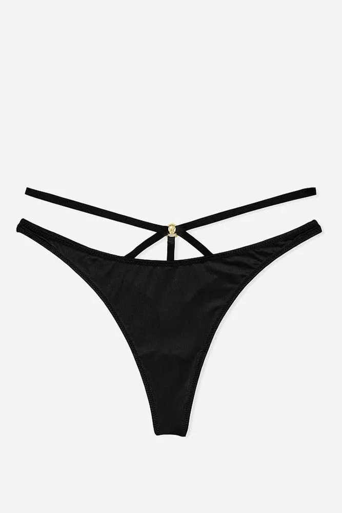 Трусики ICON BLACK STRAPPY Victoria`s Secret