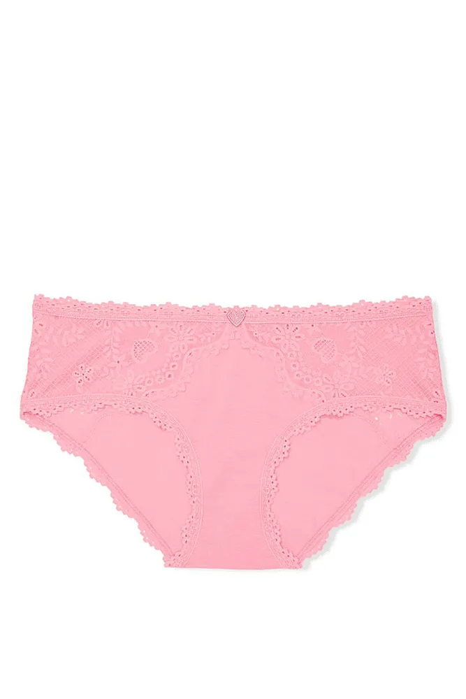 Трусики БАВОВНЯНІ БІКІНІ PINK HEART Victoria`s Secret