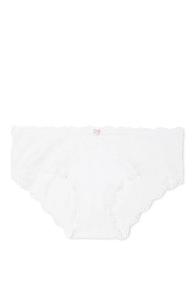 Трусики БАВОВНЯНІ БІКІНІ WHITE HEART Victoria`s Secret