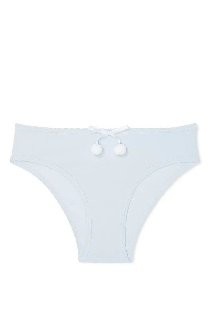 Трусики БАВОВНЯНІ БРАЗИЛІАНИ BLUE POM Victoria`s Secret