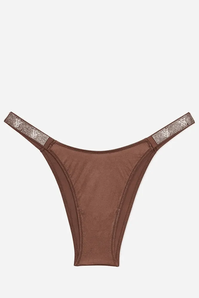 Трусики ЗІ СТРАЗАМИ БРАЗИЛІАНИ BROWN VS Victoria`s Secret