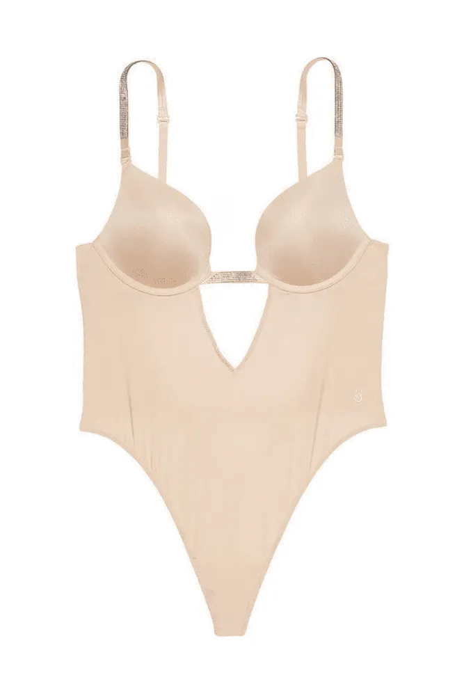 БОДІ ЗІ СТРАЗАМИ ПУШ-АП CHAMPAGNE EMBL Victoria`s Secret