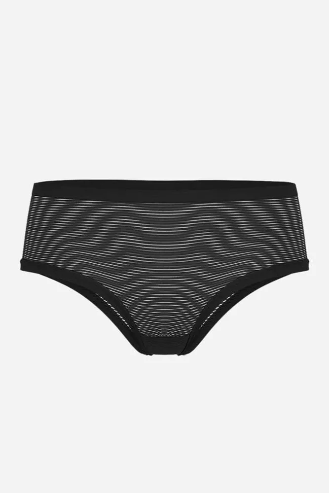 Трусики БЕЗШОВНІ БРАЗИЛІАНИ BLACK MESH Victoria`s Secret