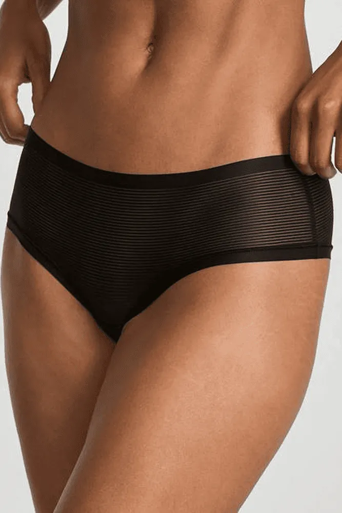 Трусики БЕЗШОВНІ БРАЗИЛІАНИ BLACK MESH Victoria`s Secret