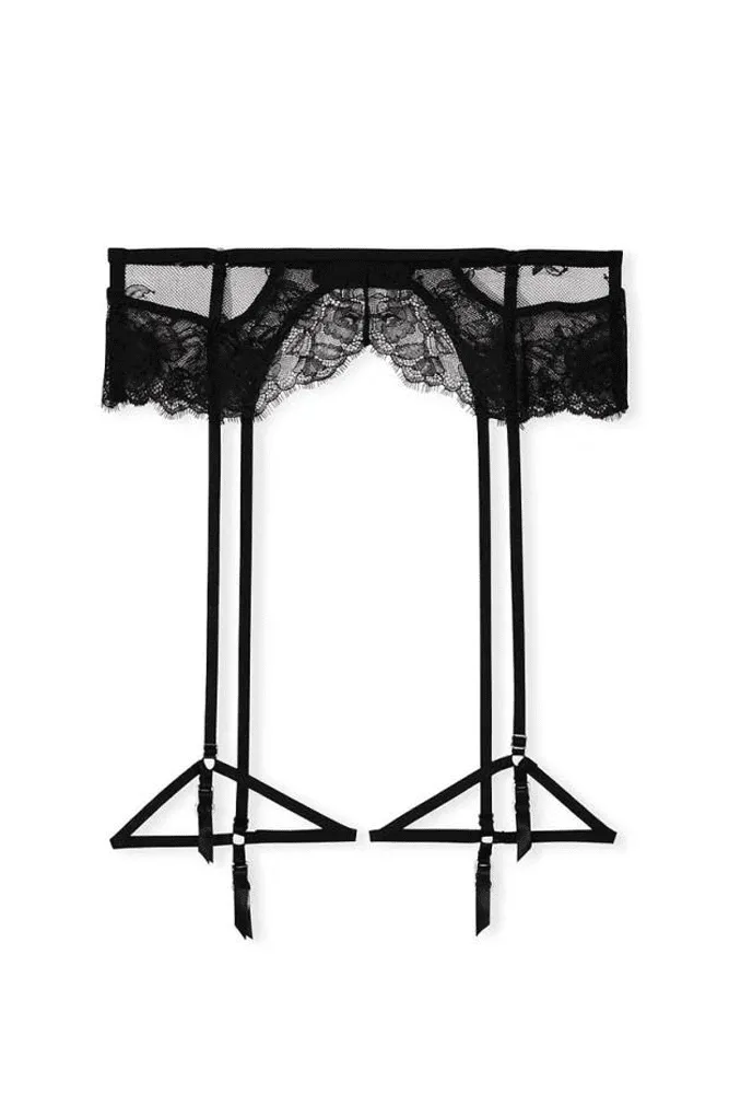 Пояс МЕРЕЖИВО BLACK FLORAL GARTER Victoria`s Secret