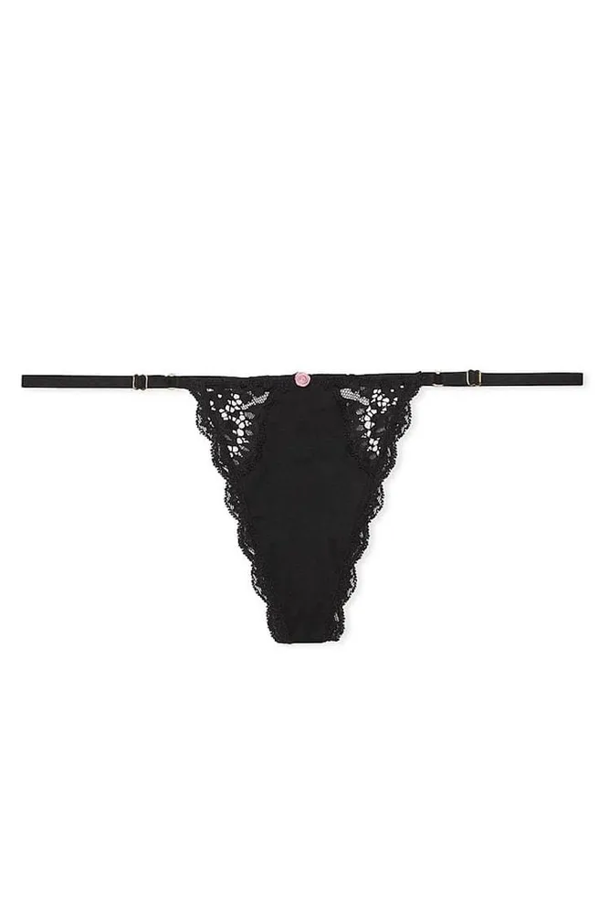 Трусики V-THONG BLACK DREAM ANGELS Victoria`s Secret