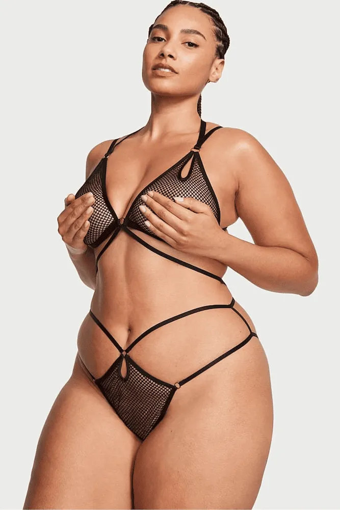 БОДІ BLACK MESH Victoria`s Secret