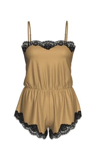 Пеньюар CARAMEL SATIN ROMPER Victoria`s Secret