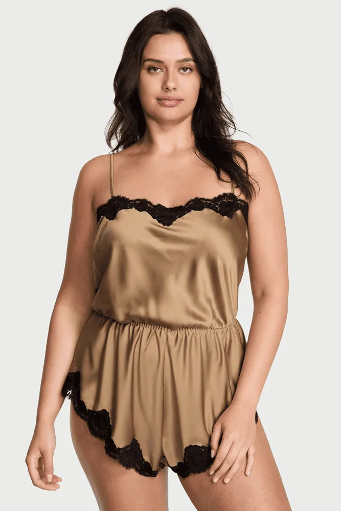 Пеньюар CARAMEL SATIN ROMPER Victoria`s Secret