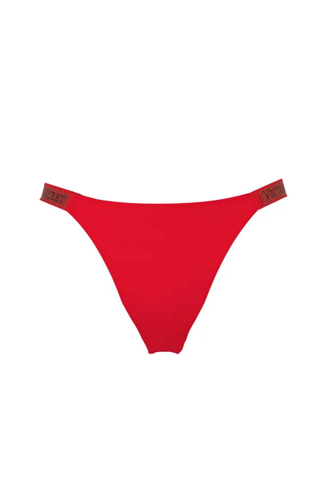 Трусики ЗІ СТРАЗАМИ БРАЗИЛІАНИ LIPSTICK Victoria`s Secret