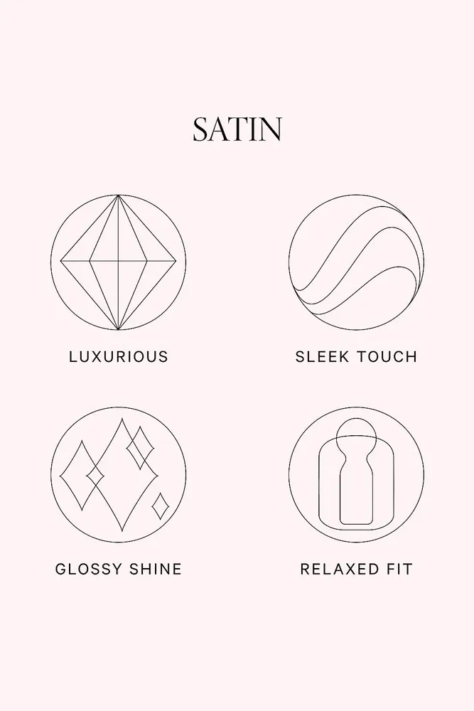 ПІЖАМА САТИН ДОВГА BLACK FLOWER Victoria`s Secret