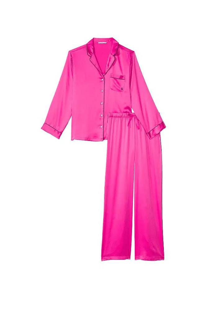 ПІЖАМА САТИН ДОВГА FUCHSIA Victoria`s Secret